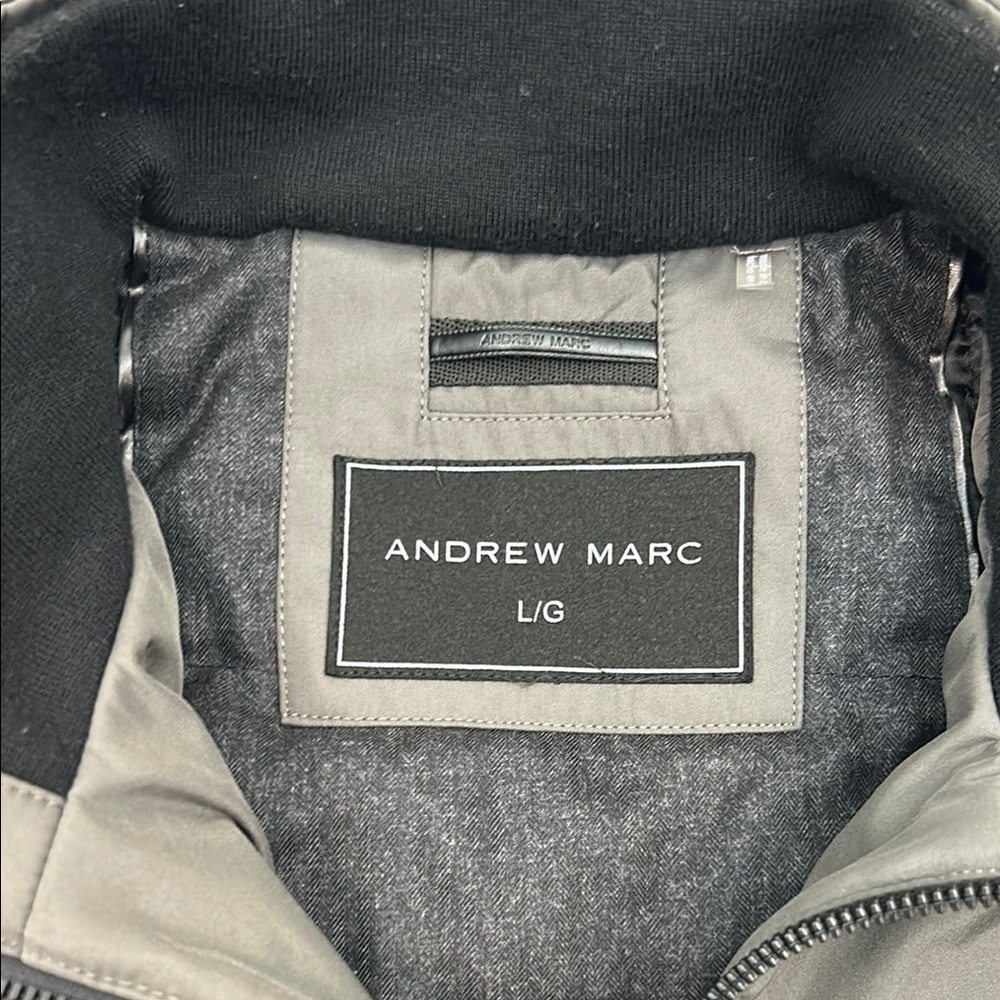 Andrew Marc Men’s Gray Jacket | Sleek Outerwear | Size Large - Picture 3 of 12